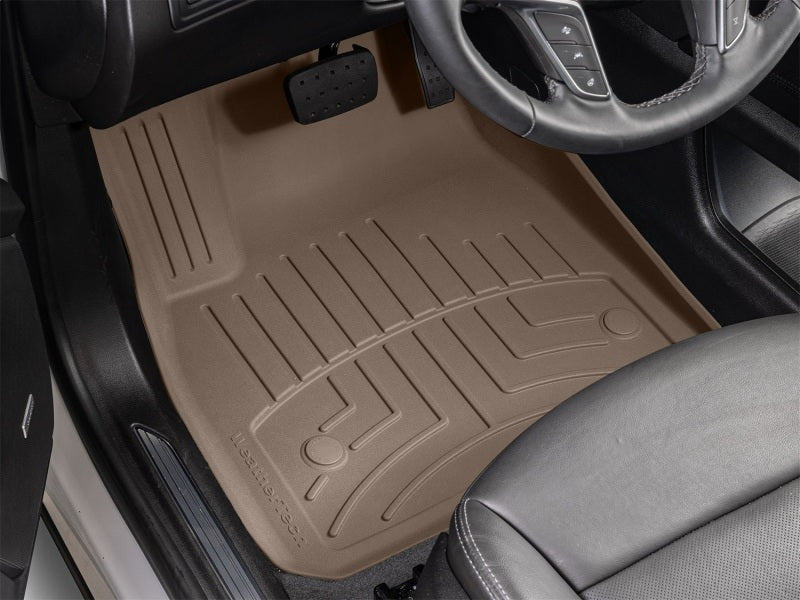 WeatherTech 17-23 Cadillac XT5 Front FloorLiner HP - Tan