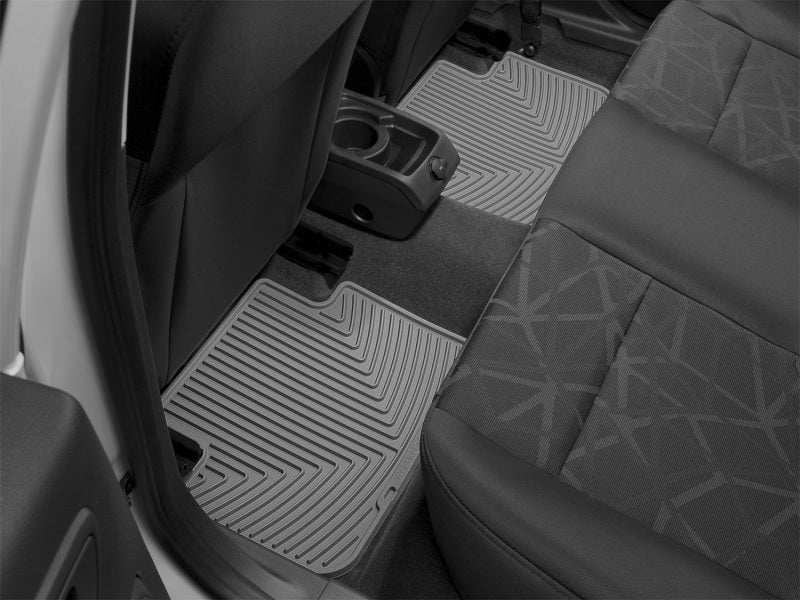 WeatherTech 04+ BMW X3 Rear Rubber Mats - Grey