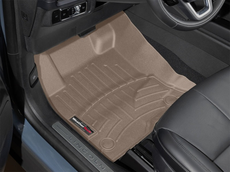 WeatherTech 21-26 Lincoln Corsair 1st Row Front FloorLiner - Tan
