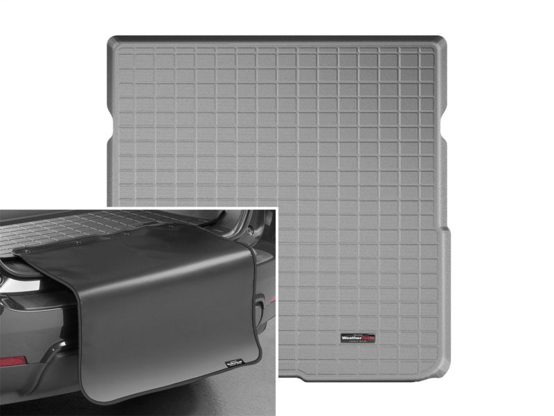WeatherTech 16+ Honda Pilot Cargo Liner w/ Bumper Protector - Grey