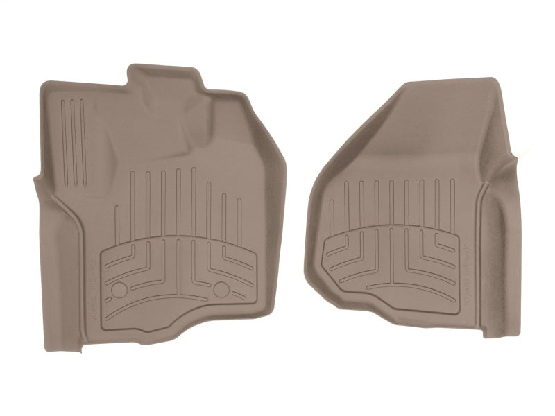 WeatherTech 12+ Ford F250/F350/F450/F550 Front FloorLiner HP - Tan