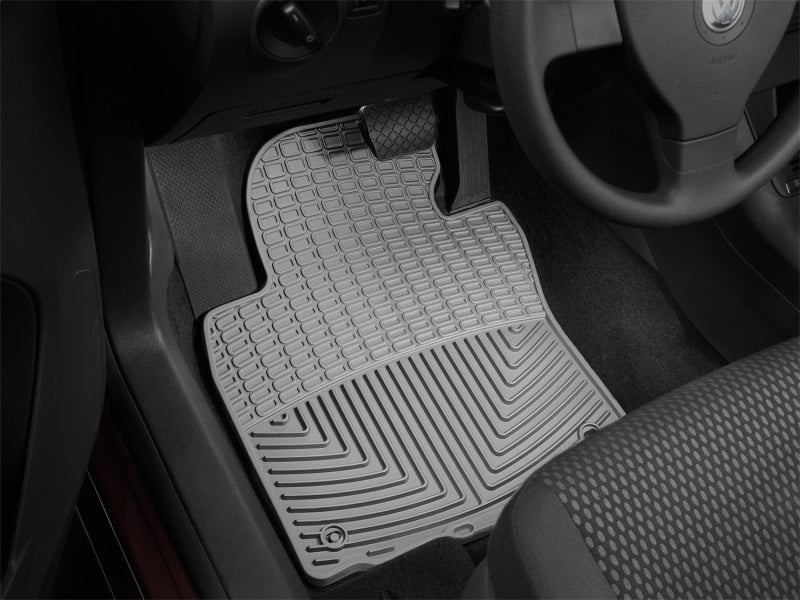 WeatherTech 05+ Volkswagen GLI Sedan Front Rubber Mats - Grey