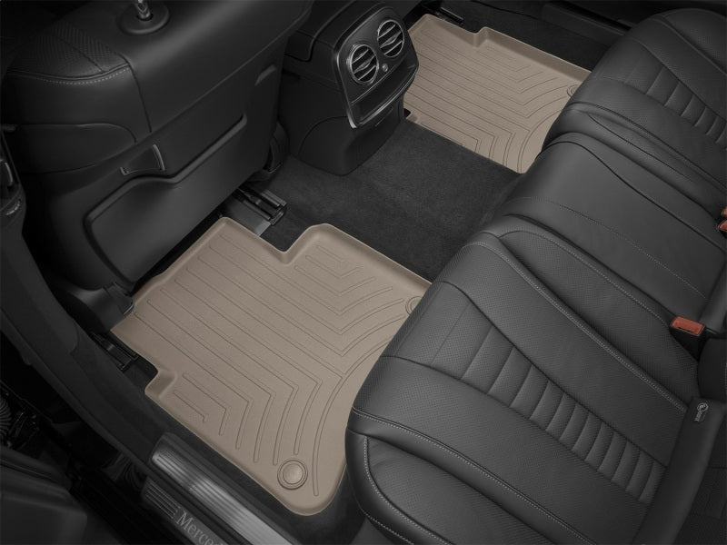 WeatherTech 14+ Mercedes-Benz S-Class Rear FloorLiner - Tan