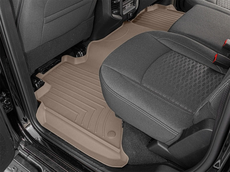 WeatherTech 2019+ Dodge RAM Truck 2500/3500 Crew Cab Rear FloorLiner HP - Tan