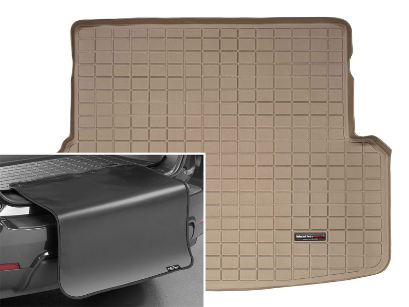 WeatherTech 08-13 Toyota Highlander Cargo Liner w/ Bumper Protector - Tan