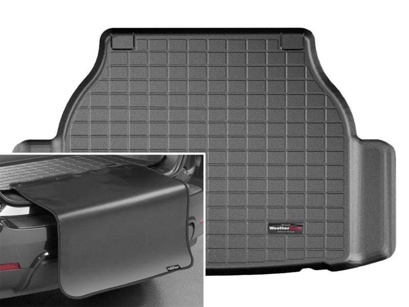 WeatherTech 11-15 Jaguar XJ Cargo Liner w/Bumper Protector - Black