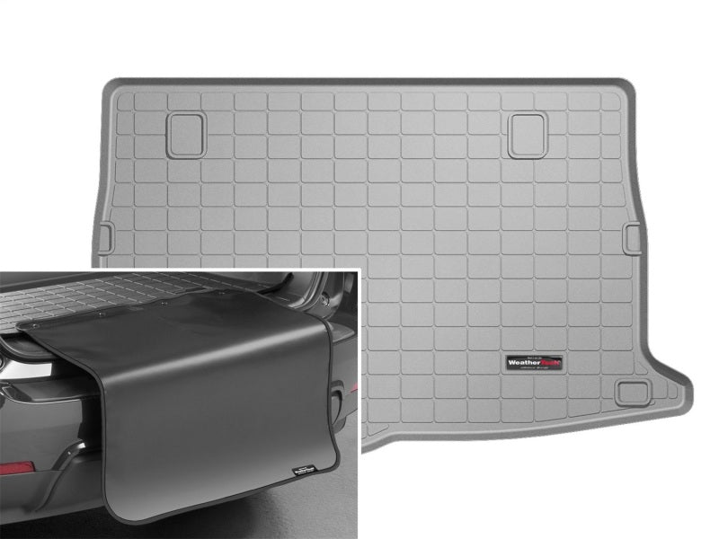WeatherTech 12+ Hyundai Veloster Cargo Liner w/ Bumper Protector - Grey