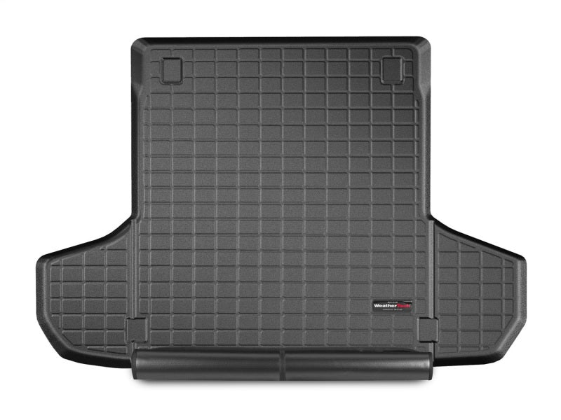 WeatherTech 2017+ Porsche Panamera Cargo Liner w/ Bumper Protector - Black (Trim for Cargo Nets)