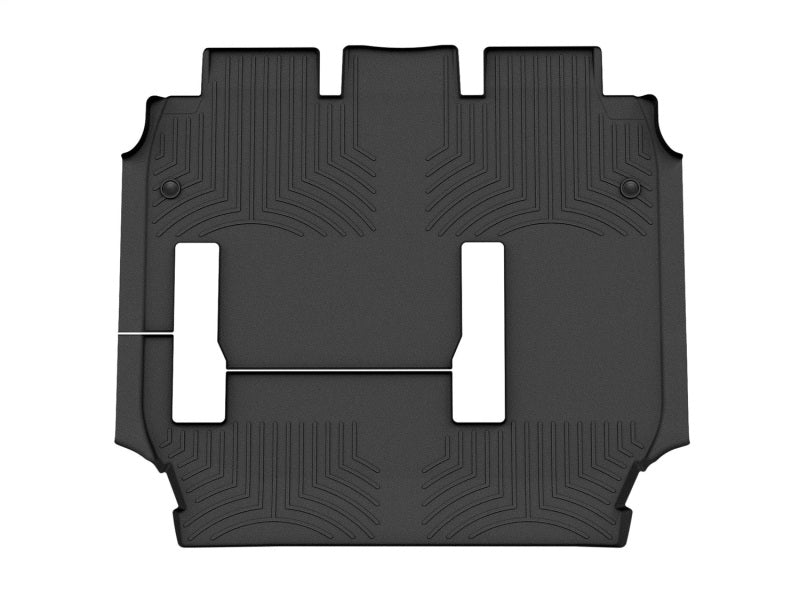 WeatherTech 2018+ Chrysler Pacifica w/2nd Row Bench Seat Rear FloorLiner - Black