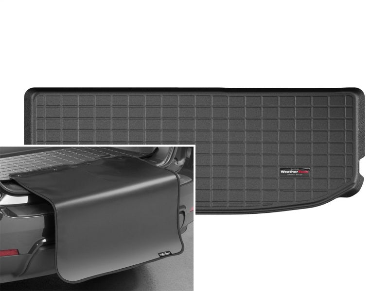 WeatherTech 2020+ Hyundai Palisade Cargo With Bumper Protector - Black