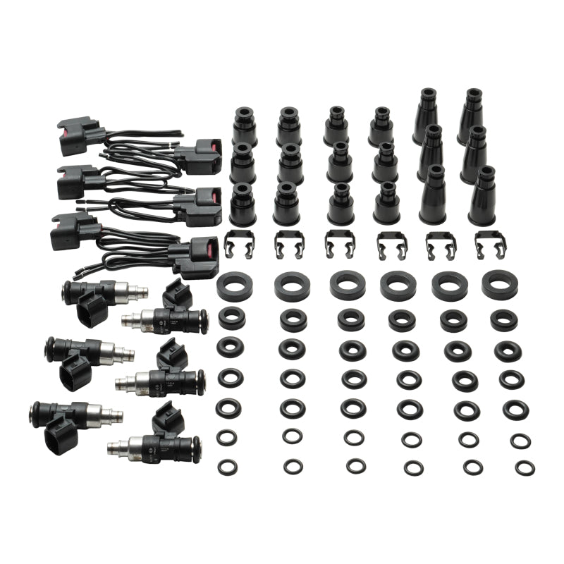 DeatschWerks Universal 6 Cylinder Import Injector Kit - Set of Six 1500cc Injectors
