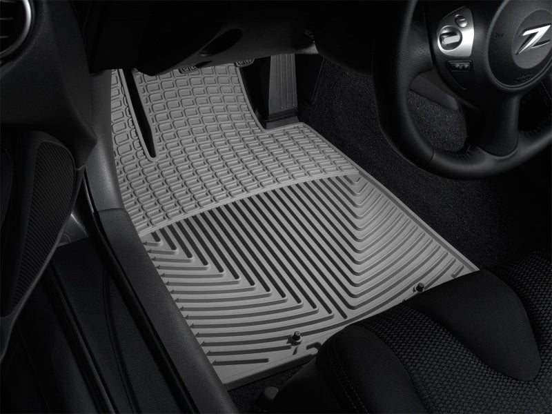 WeatherTech 10+ Nissan 370Z Front Rubber Mats - Grey