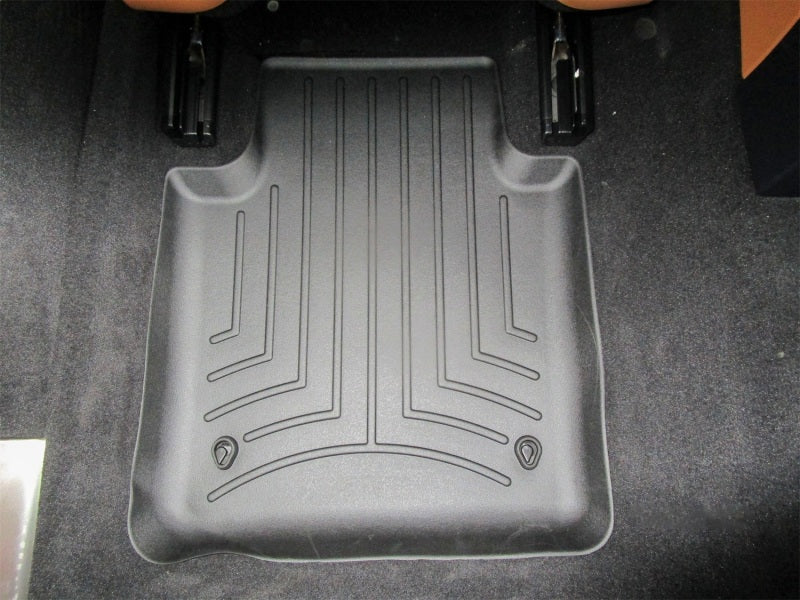 WeatherTech 2011+ Jaguar XJ Series Rear FloorLiner - Black (Fits Long Wheelbase Models)