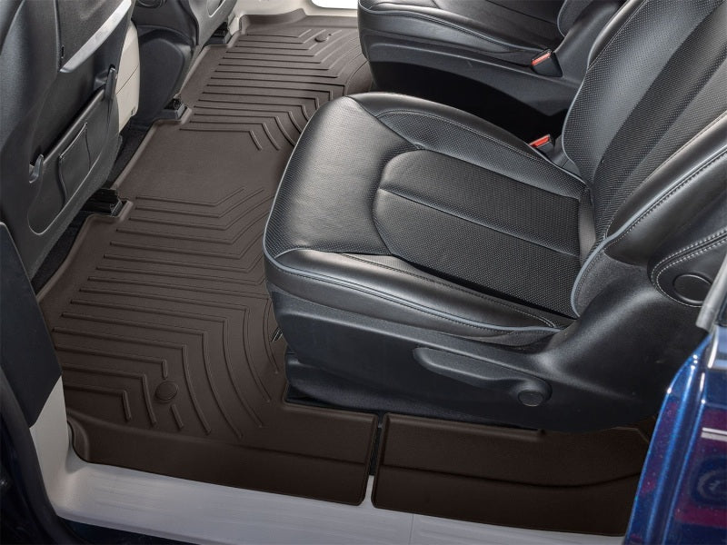 WeatherTech 17-20 Chrysler Pacifica Hybrid 2nd Row Rear FloorLiner HP - Cocoa
