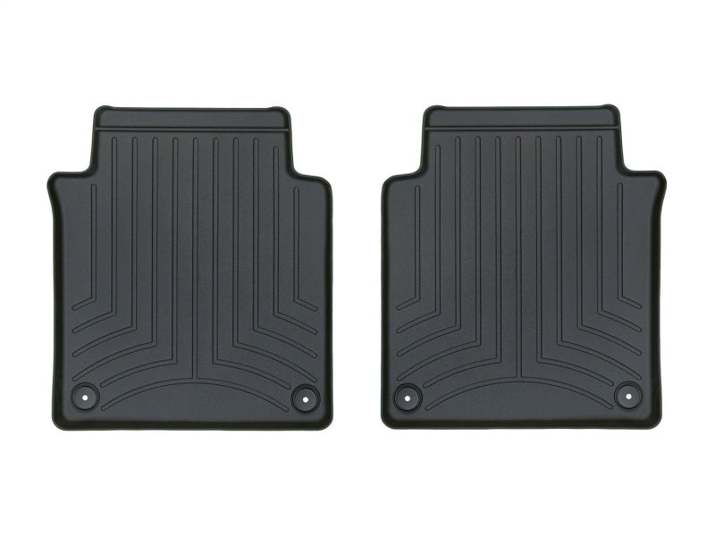 WeatherTech 2019+ Audi A8L Rear FloorLiner - Black