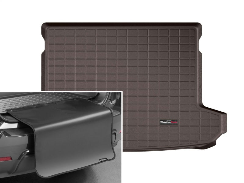 WeatherTech 2019 + Hyundai Tucson Cargo w/ Bumper Protector - Cocoa