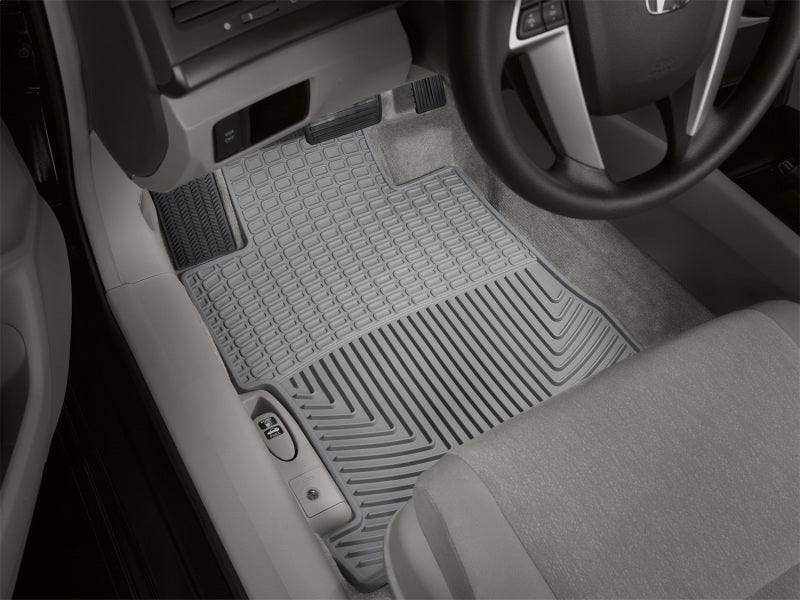 WeatherTech 06-11 Honda Civic Coupe / Si Coupe Front Rubber Mats - Grey
