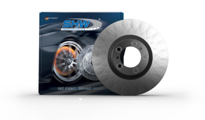 SHW 19-23 Porsche Cayenne S Left Front Smooth Monobloc Brake Rotor (9Y0615301A)