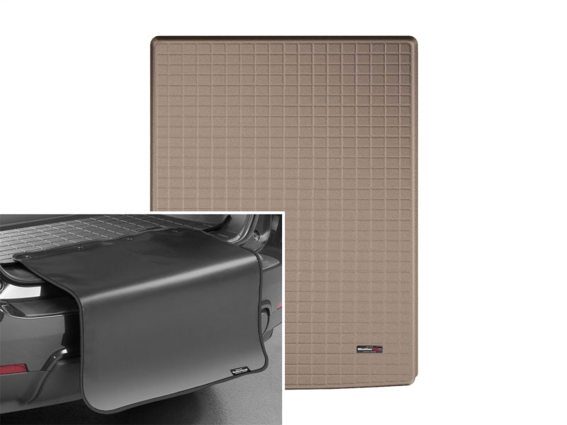 WeatherTech 15+ Cadillac Escalade ESV Cargo Liner w/ Bumper Protector - Tan