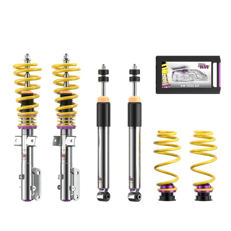 KW Coilover Kit V3 Ford Mustang Coupe + Convertible; excl. Shelby GT500