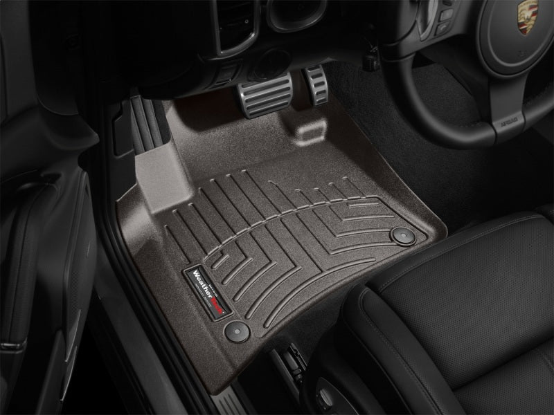 WeatherTech 2011-2015 Porsche Cayenne Front FloorLiner - Cocoa
