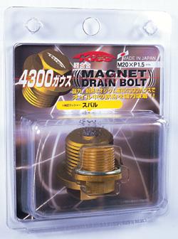 Project Kics Toyota/Daihatsu/Nissan Red Magnetic Drain Bolt - M12X1.25