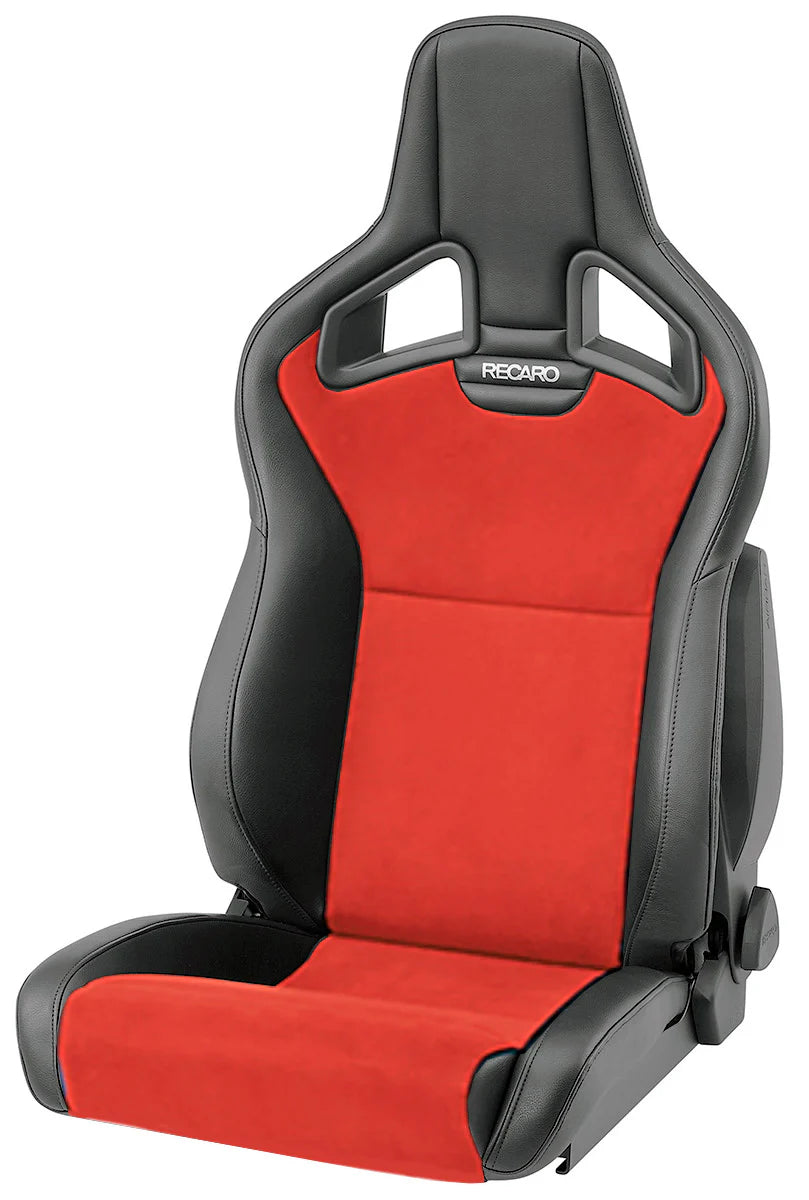 Recaro Cross Sportster CS - Black Vinyl/Red Suede | Driver + Passenger (Pair)