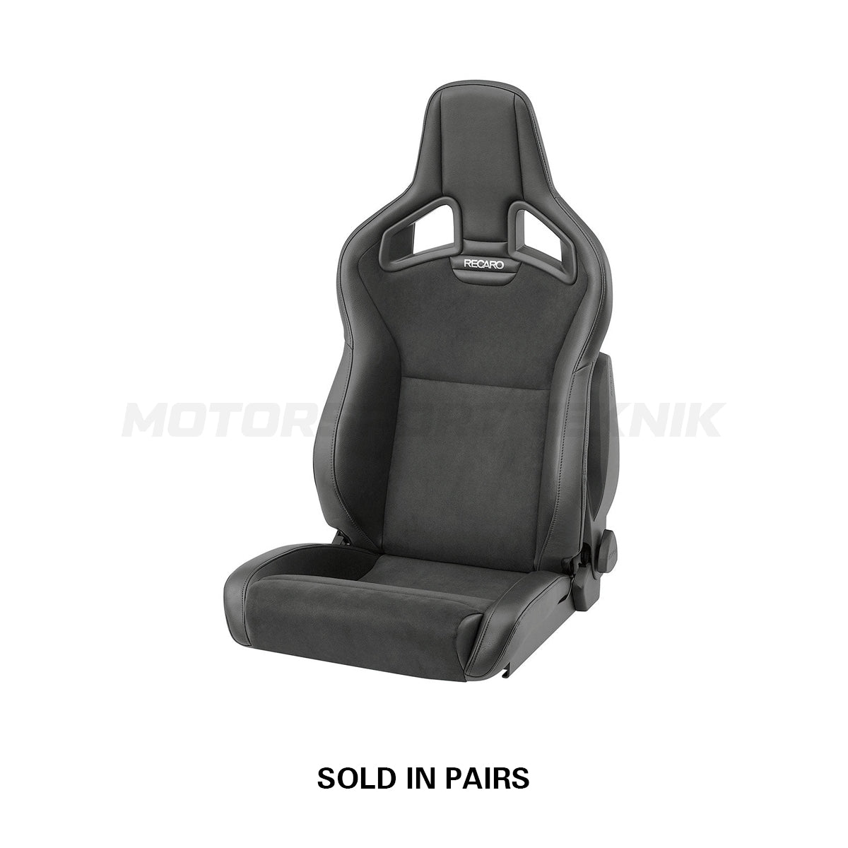 Recaro Cross Sportster CS - Black Vinyl/Black Suede | Driver + Passenger (Pair)