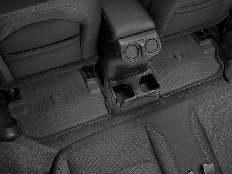 WeatherTech 2018+ Jeep Wrangler JL Rear FloorLiner - Black (2 Piece Liner)
