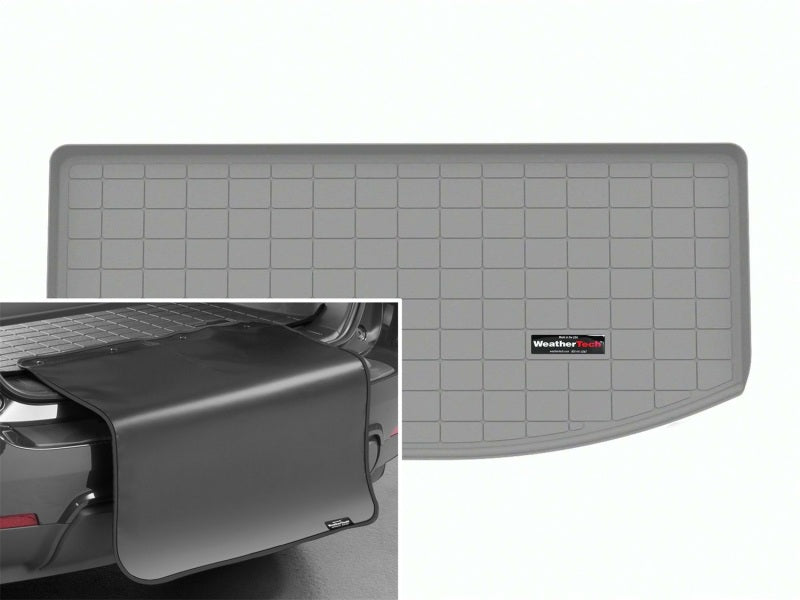 WeatherTech 2024 Mazda CX-90 (Incl. PHEV) Cargo Liner w/Bumper Protector - Grey
