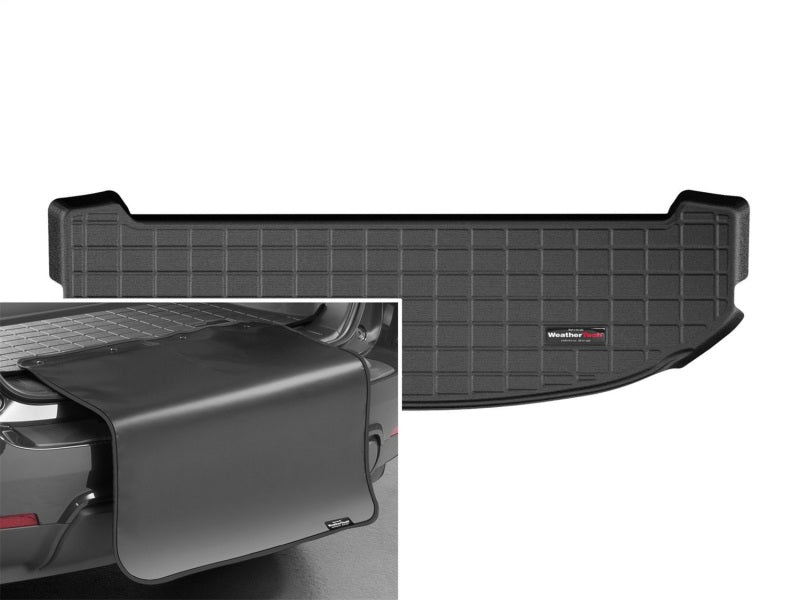 WeatherTech 2021+ Genesis GV80 Cargo With Bumper Protector - Black