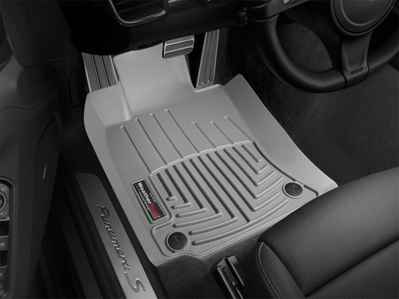 WeatherTech 10+ Porsche Panamera Front FloorLiner - Grey