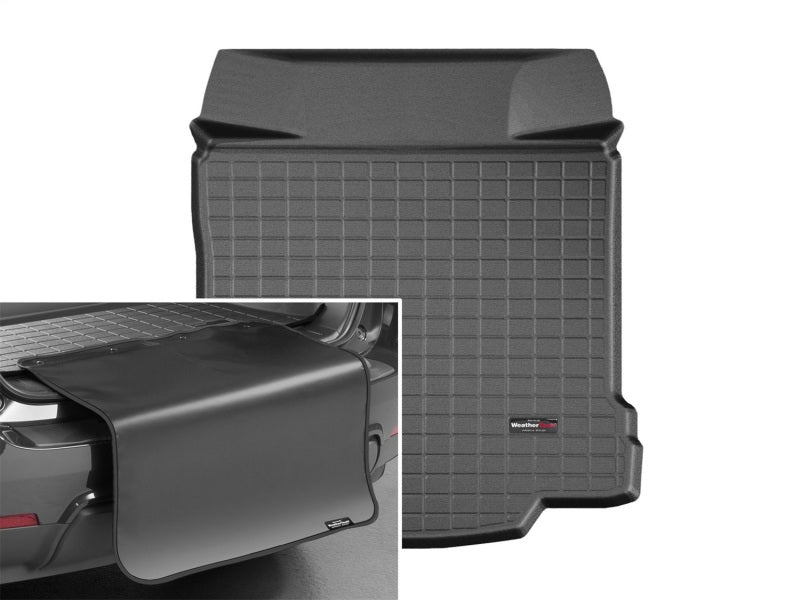 WeatherTech 13+ Cadillac XTS Cargo Liners w/ Bumper Protector - Black