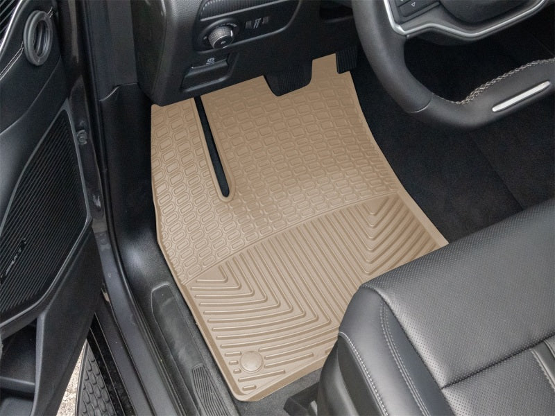 WeatherTech 22-26 Jeep Grand Wagoneer 1st Row Front All-Weather Floor Mats - Tan