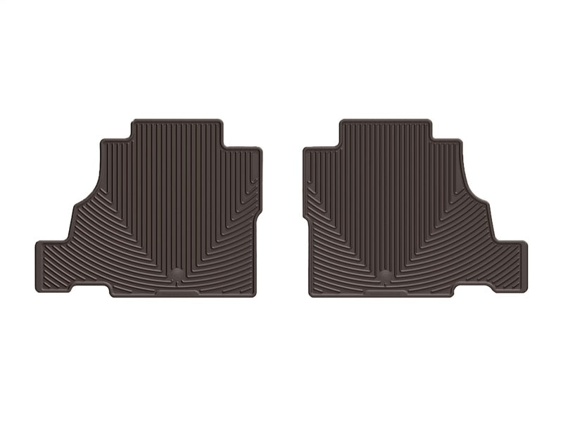 WeatherTech 2018+ Lincoln Navigator / Navigator L Rear Rubber Mats - Cocoa