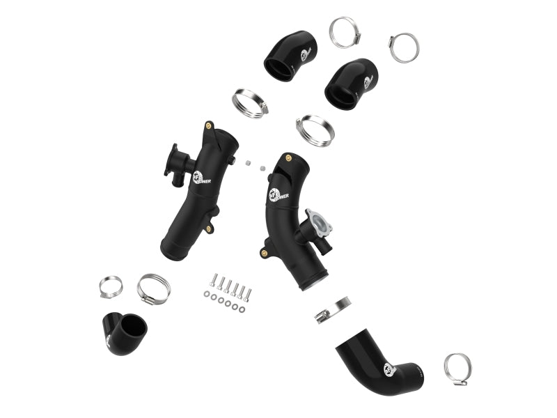 aFe 2022 Toyota Tundra V6-3.5L (tt) BladeRunner 2.5in Aluminum Hot Charge Pipe - Black