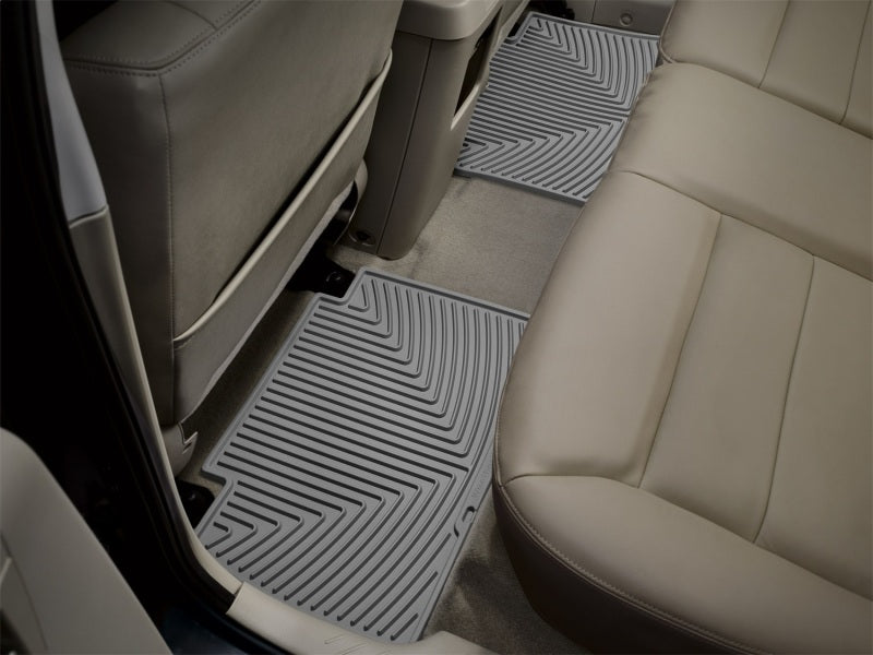 WeatherTech 07+ Ford Expedition Rear Rubber Mats - Grey