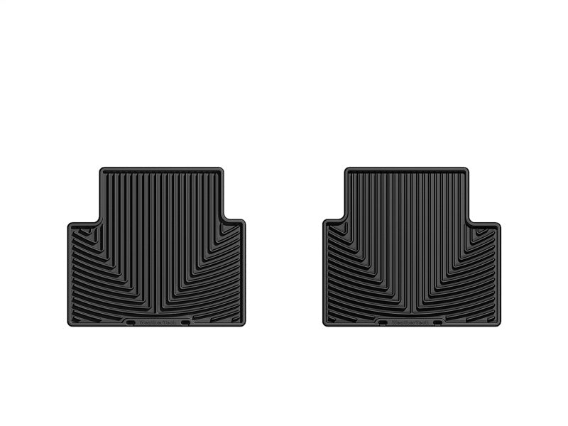 WeatherTech 08-13 Nissan Rogue Rear Rubber Mats - Black