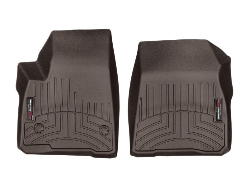 WeatherTech 2017+ Cadillac XT5 Front FloorLiner - Cocoa