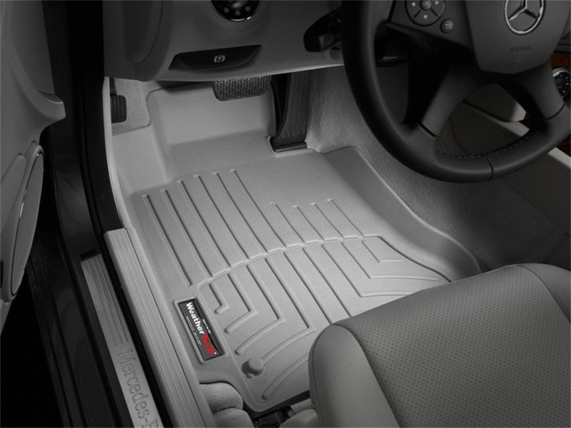 WeatherTech 08-13 Mercedes-Benz C-Class (W204) Front FloorLiner - Grey