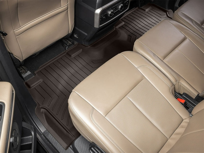 WeatherTech 2018-2020 Ford Expedition Rear FloorLiner HP - Cocoa