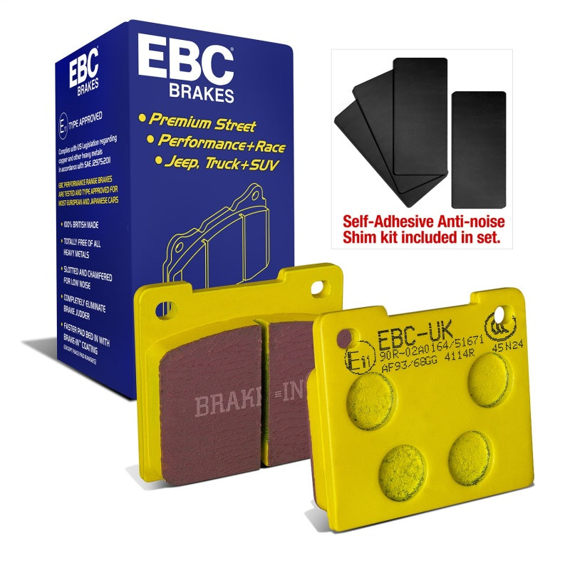 EBC 66-74 Lotus Elan 1.6 Yellowstuff Front Brake Pads