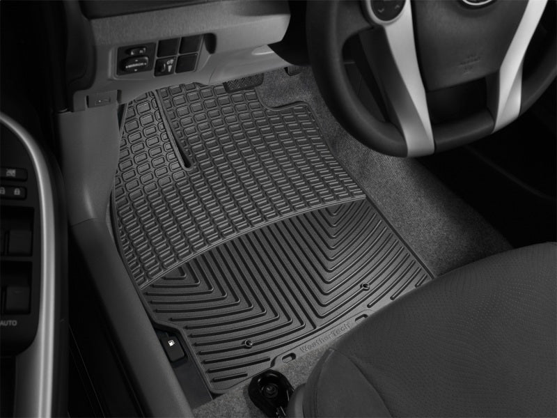 WeatherTech 10-11 Toyota Prius Front Rubber Mats - Black