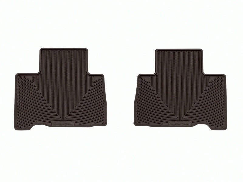 WeatherTech 15-21 Lexus NX (Incl. Hybrid) AZ10 Rear Rubber Mats - Cocoa