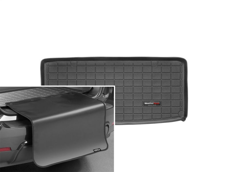 WeatherTech 07-12 Mercedes-Benz GL-Class (X164) Cargo Liners w/ Bumper Protector - Black