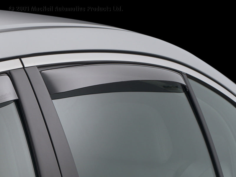 WeatherTech 08-12 Honda Accord Rear Rear Side Window Deflectors-Dark Tint