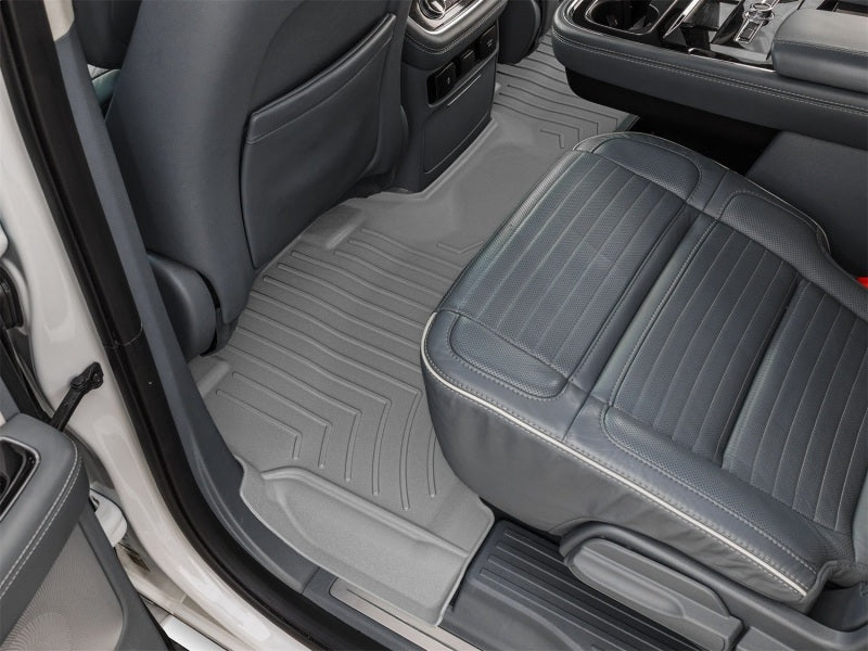 WeatherTech 2018+ Lincoln Navigator Rear FloorLiner HP - Grey