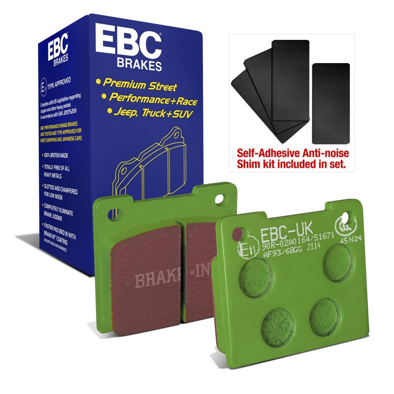 EBC 66-68 Volvo 140 1.8 Greenstuff Rear Brake Pads