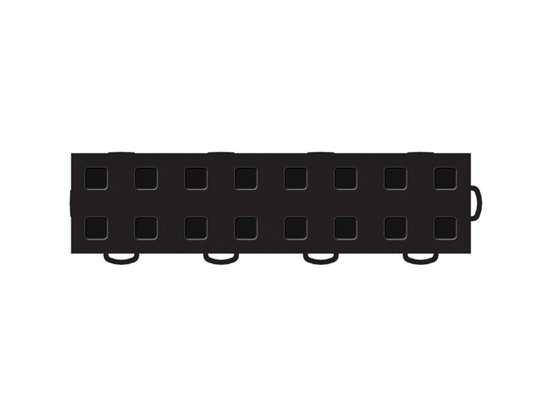 WeatherTech TechFloor - 3in X 12in Tiles(Right Loop) - Black/Black **Order in Qtys of 10
