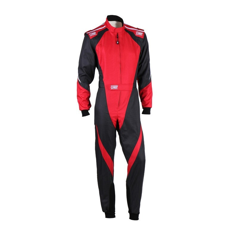 OMP KS-3X OVERALL FIA 8877-2022 (ADULT) BLACK / RED SZ 44